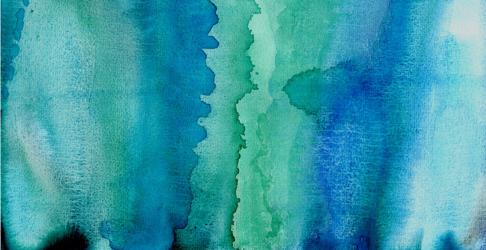 Abstract watercolor inspired by natural forms, with soft pigment washes and organic texture
