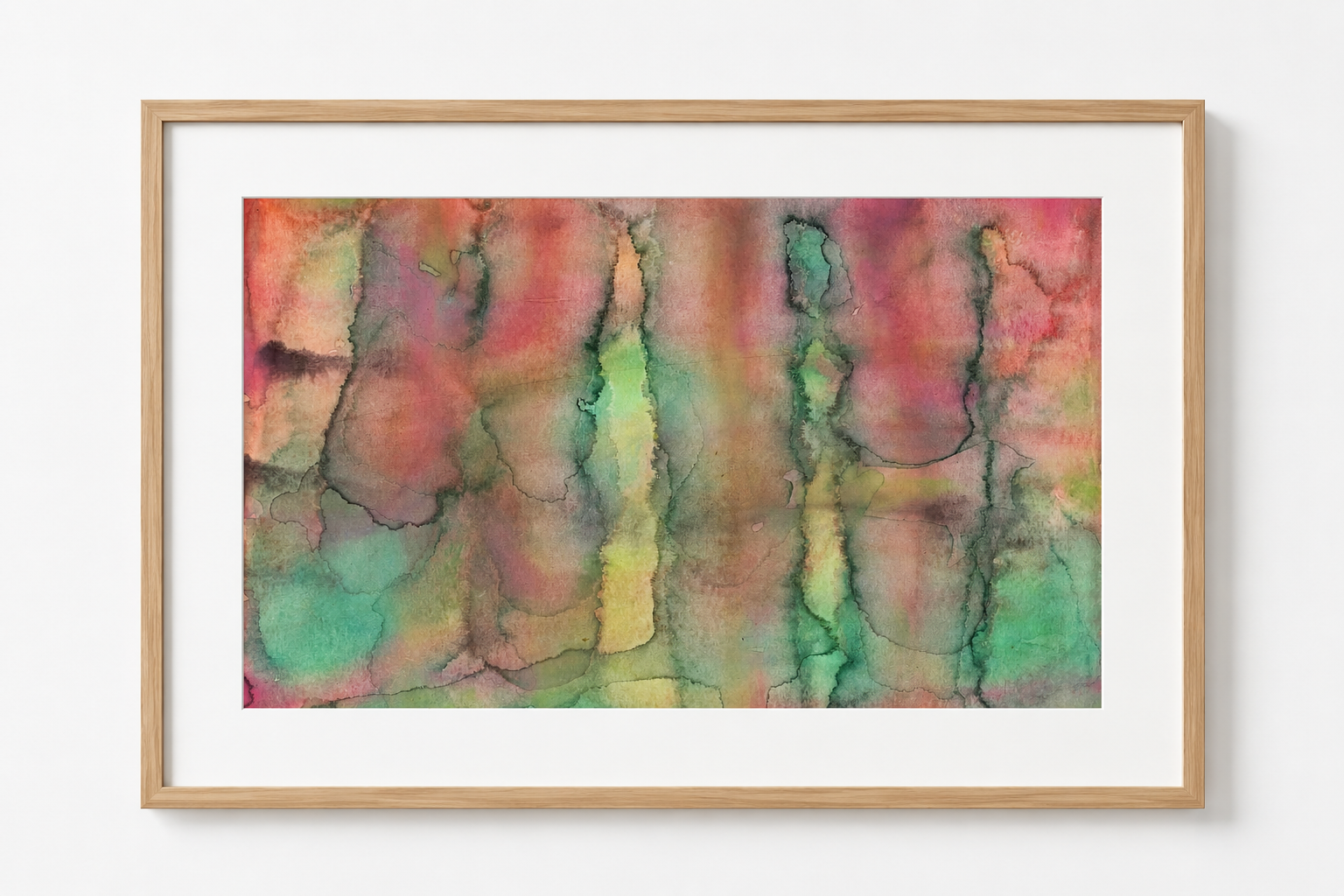 Abstract watercolor painting