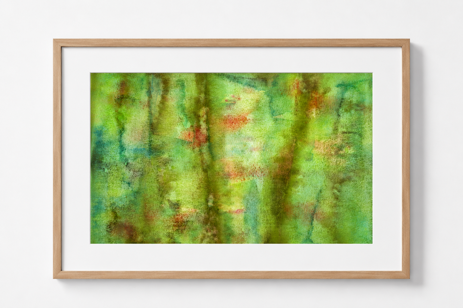 Abstract watercolor painting