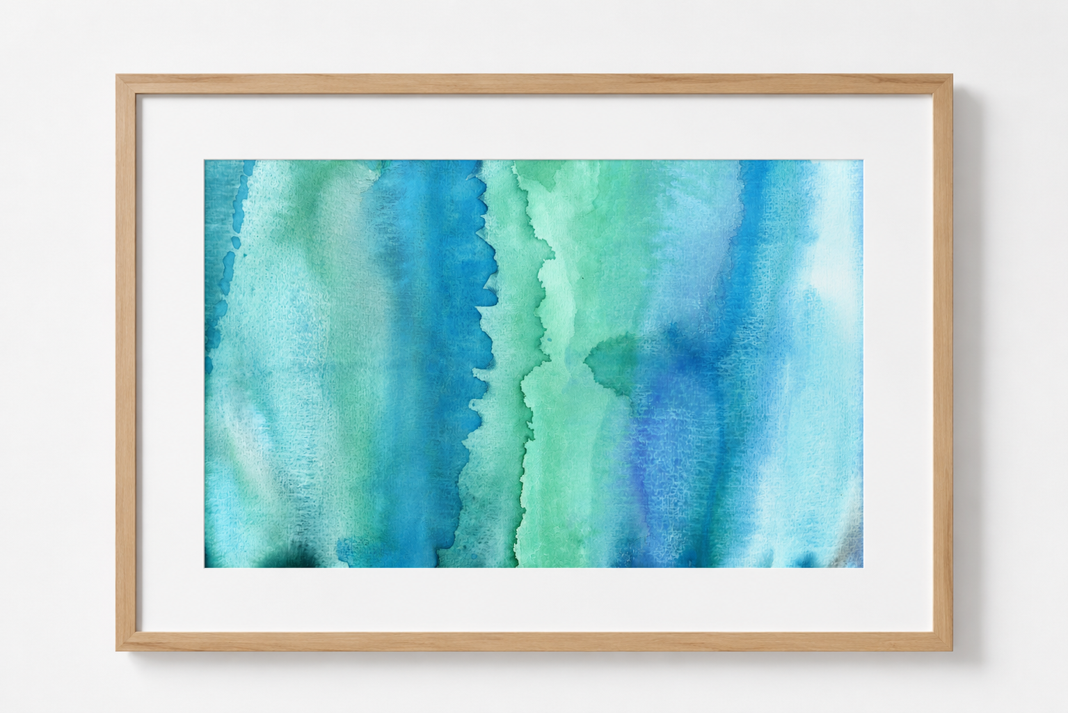 Abstract watercolor painting