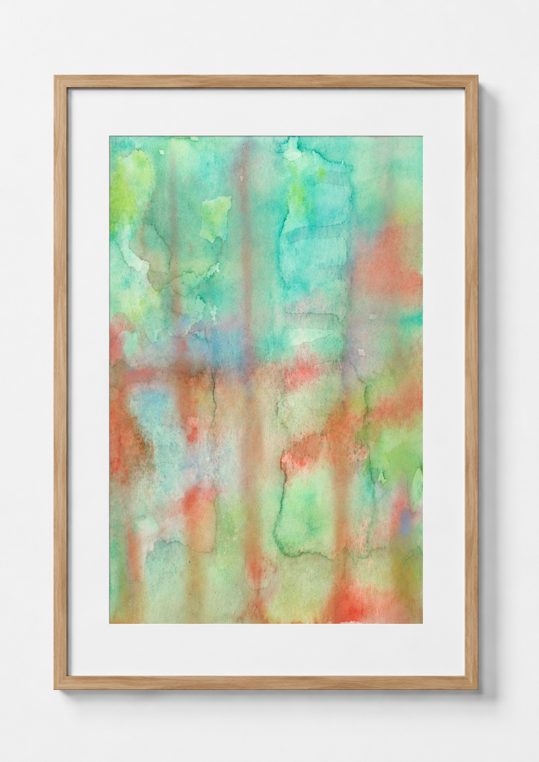 Abstract watercolor painting