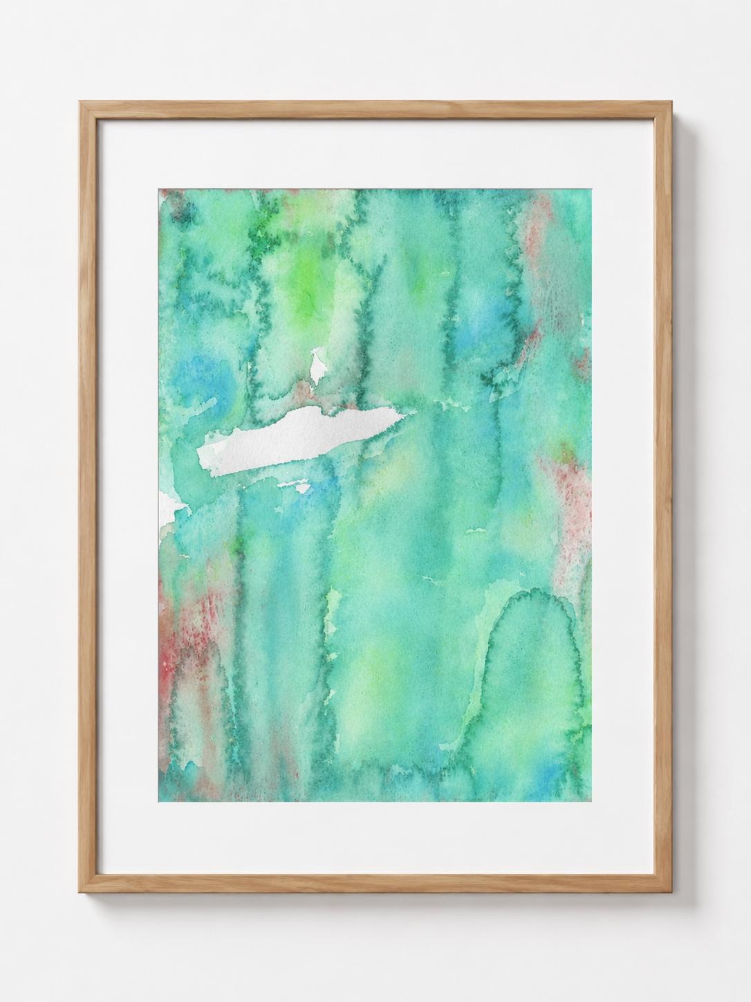 Abstract watercolor painting