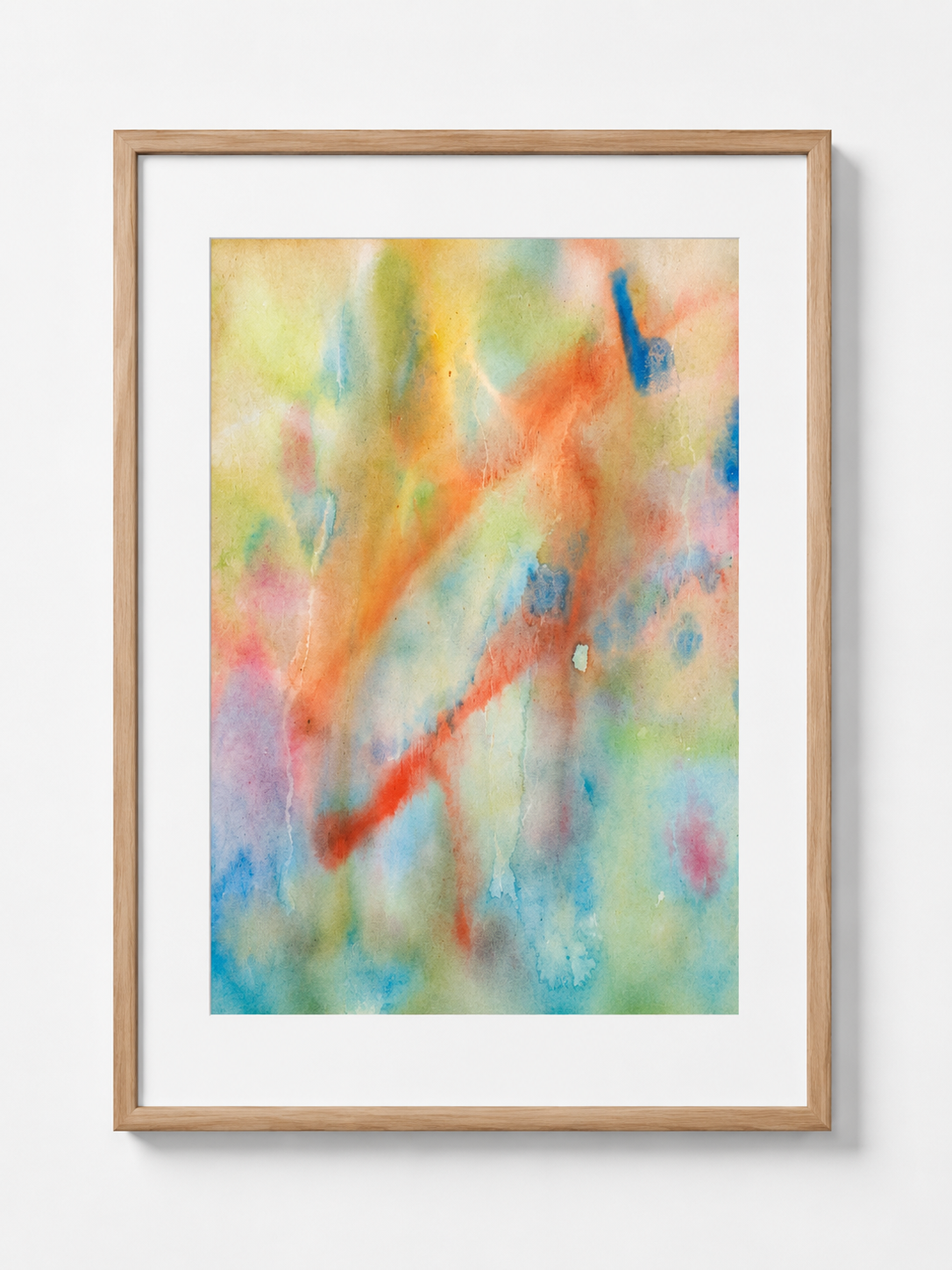 Abstract watercolor painting