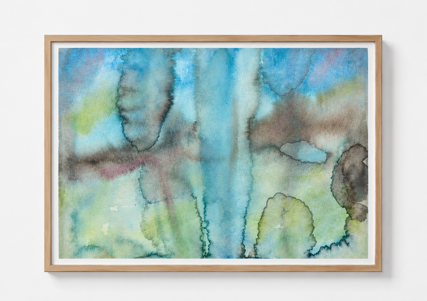 Abstract watercolor painting