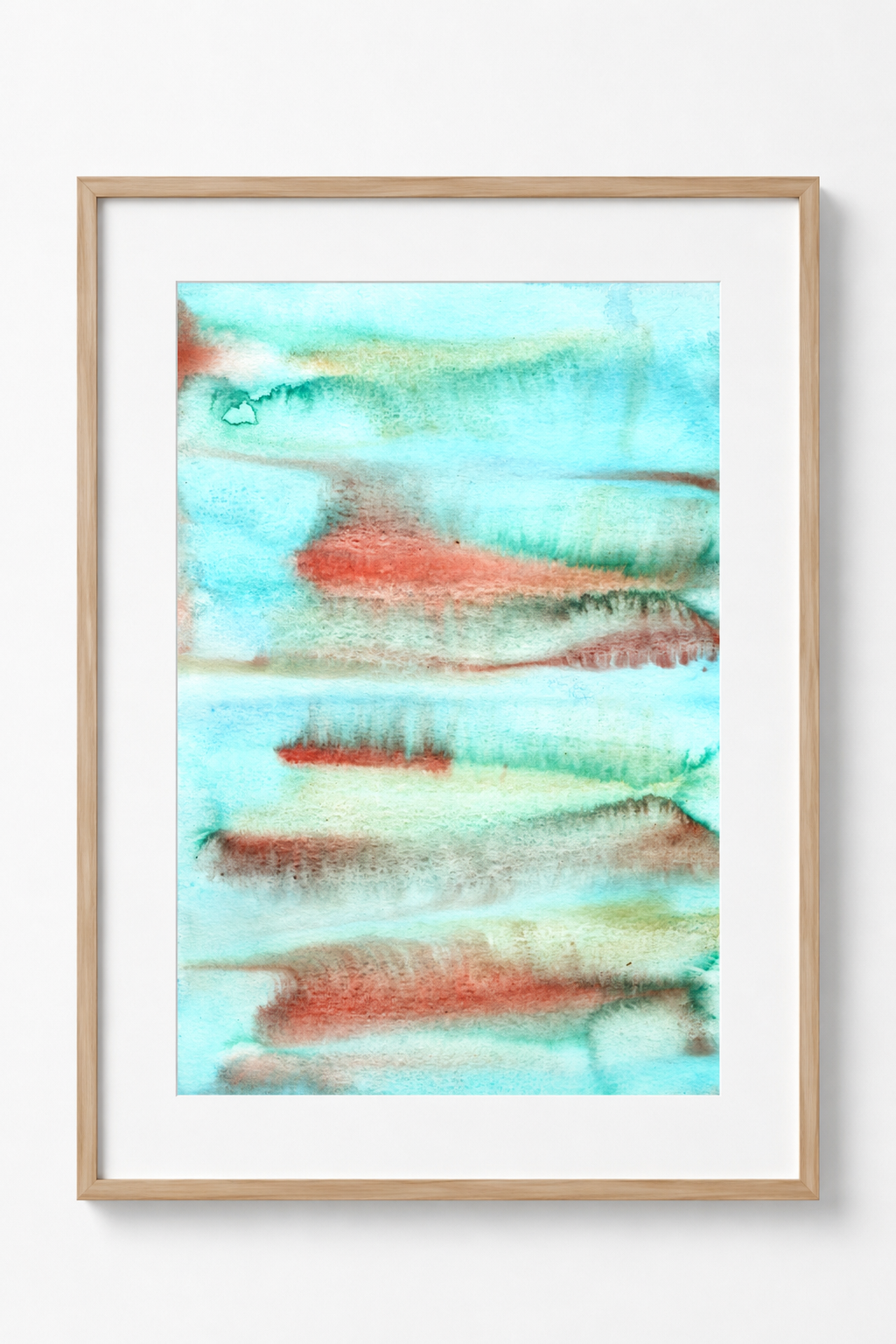 Abstract watercolor painting