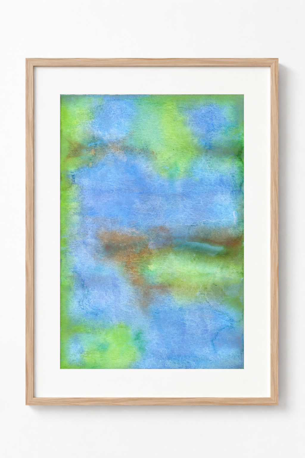 Abstract watercolor painting