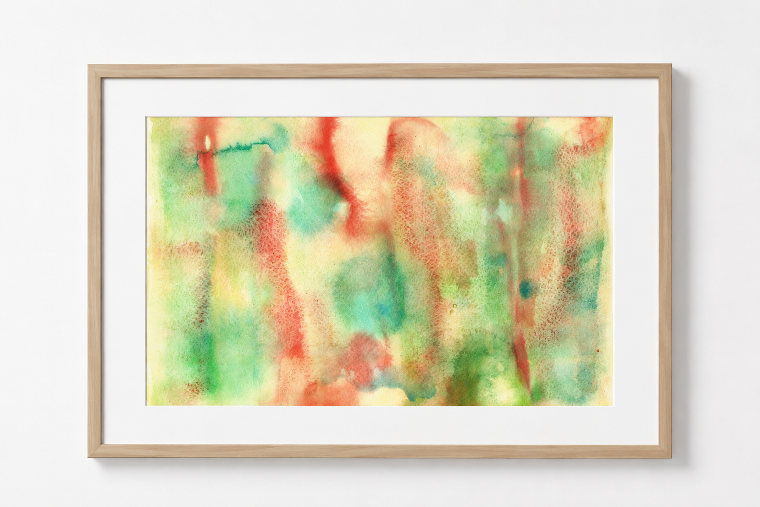 Abstract watercolor painting