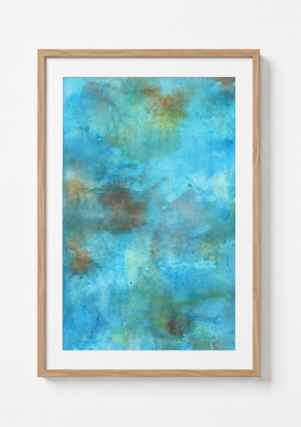 Abstract watercolor painting